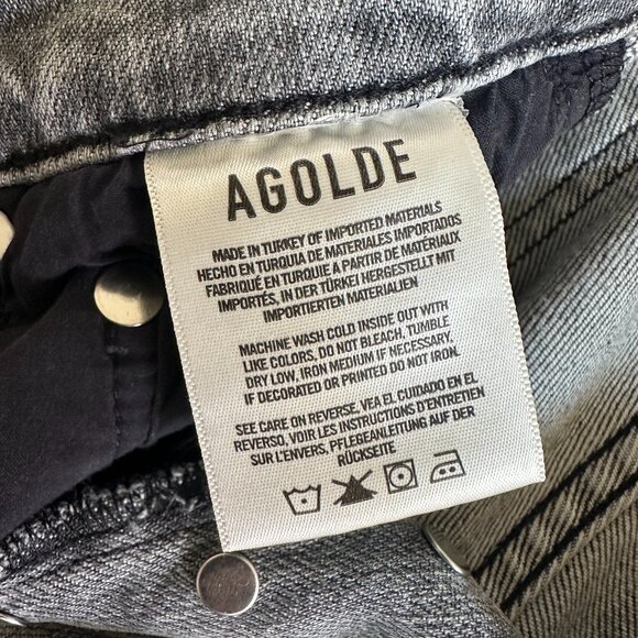 AGOLDE Nico High Rise Slim in Risk - Size 23 - Picture 8 of 12